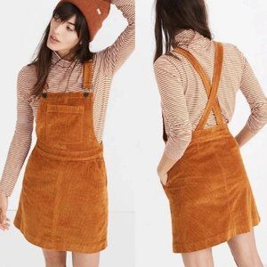 Madewell Corduroy Overall Dress